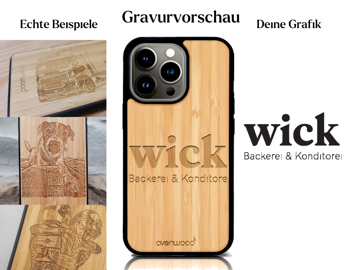 INDIVIDUEL iPhone 15 Pro bambou plastique